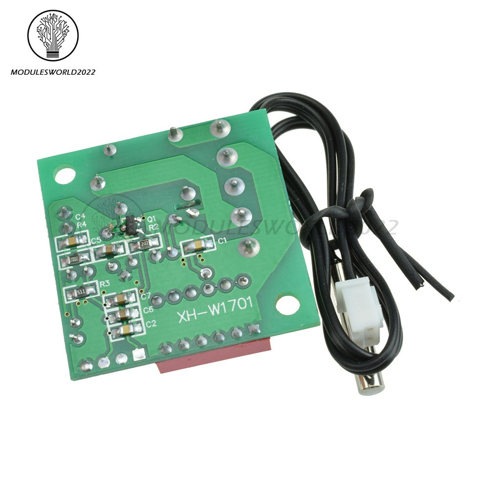 DC12V Thermostat Digital Temperature Control Switch Temp Controller 20-90℃ W1701