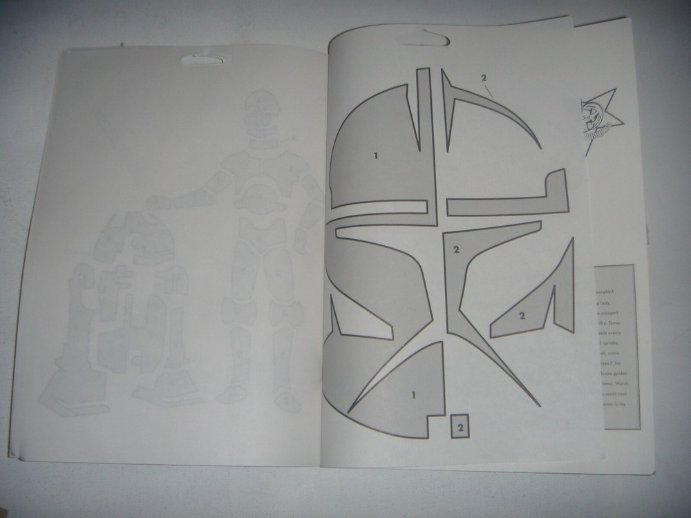 Star Wars Clone Wars Pumpkin Carving Kit. 7 Patterns.
