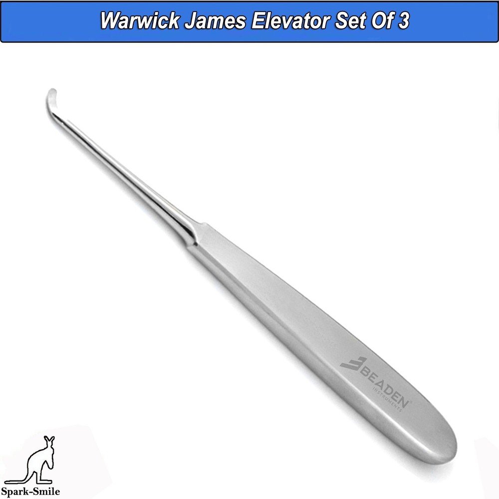 Warwick James Root Elevators Surgical Tooth Extraction Luxating Elevators Set