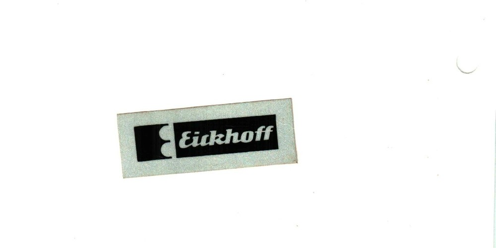 NICE OLD EICKHOFF  COAL MINING STICKER # 1051
