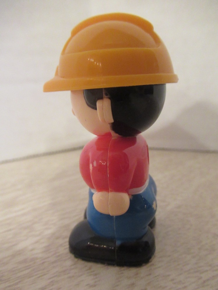 Construction Worker Toy Figure (Plastic)