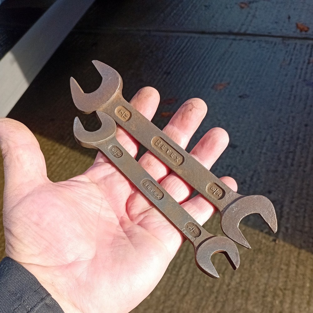 BETEX open end spanners Whitworth