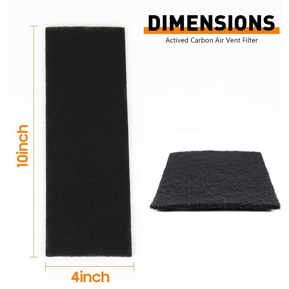20Sheets 10" x 4" Efficient Cat Litter Box Filters for Quick Odor Control