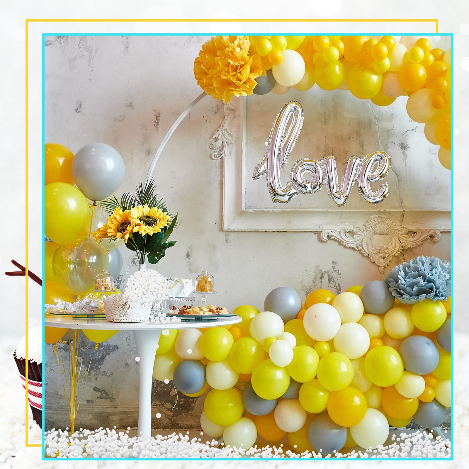 600 Pcs Blank Foam Balls Small DIY Craft Mini White white