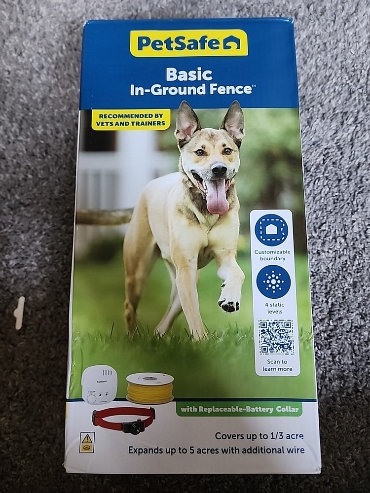 Petsafe Basic In Ground Fence System With Replaceable Battery Collar