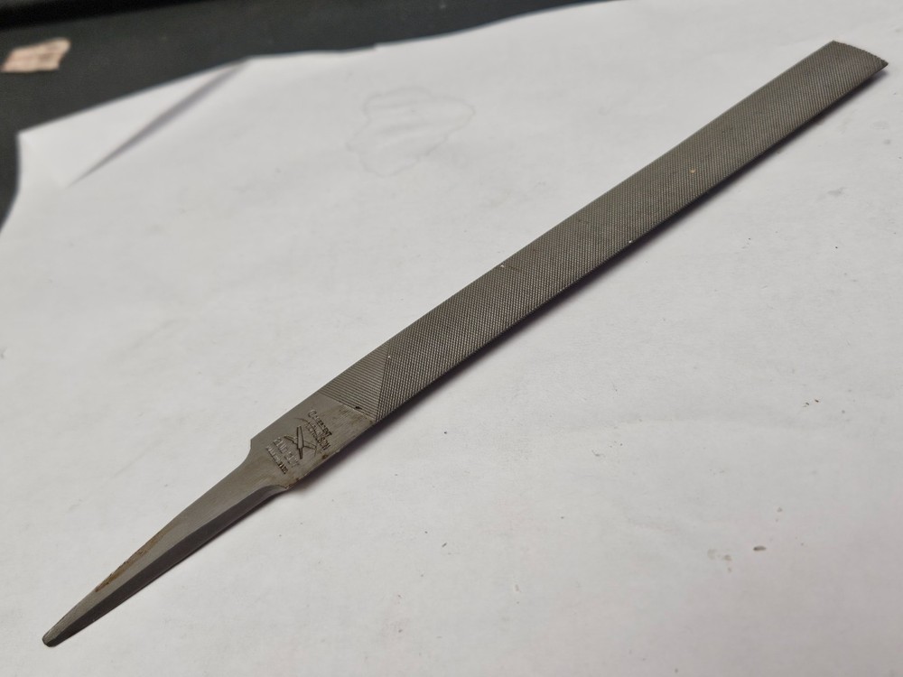 04828N Nicholson 6" Half Round Second Cut Double Cut