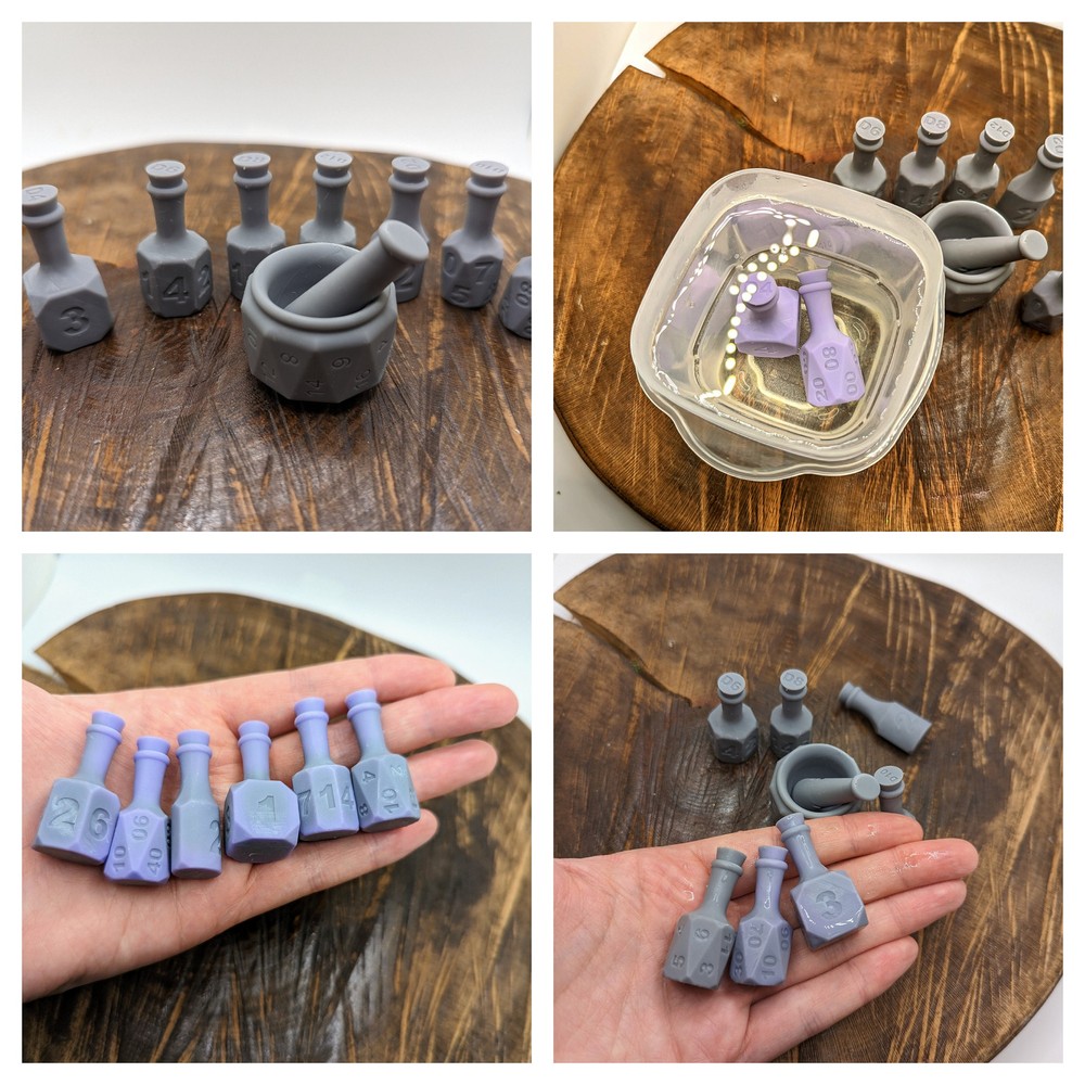 Magic Potion Dice Color Changing Potion TTRPG