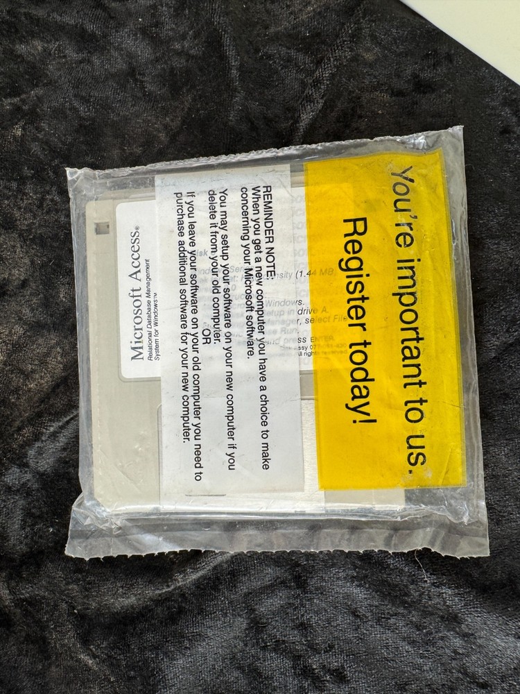 Microsoft Access for Windows Sealed 3.5 Media