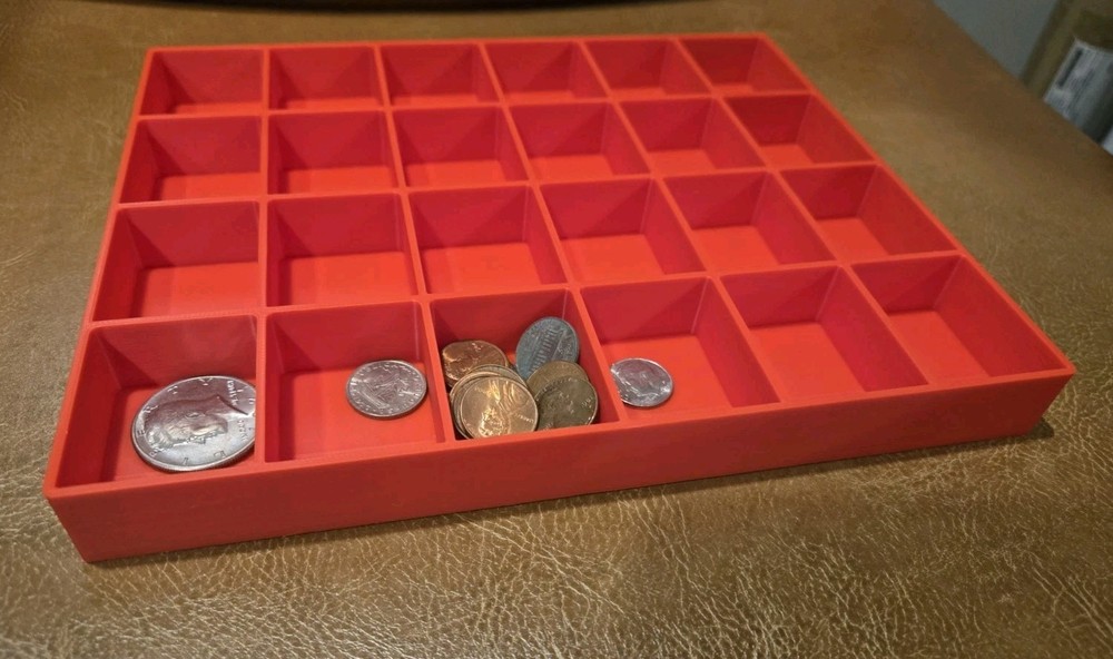 Coin Sorting Tray 24 Bins