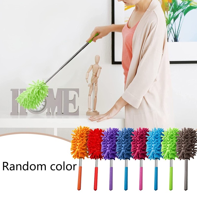 Chenille Duster Long Extendable Duster Cleaner Brush Telescopic Dust Remover