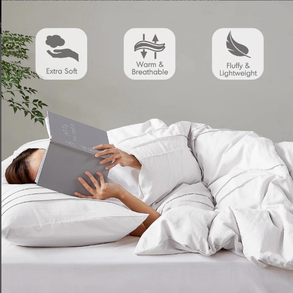 REGENCY HEIGHTS COMFORTER SET-3PC-QUEEN-WHITE