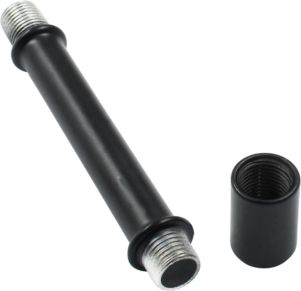 80mm Black Double End Straight Pipe Lamp Stem Kit - Easy Install, Durable, Fl...