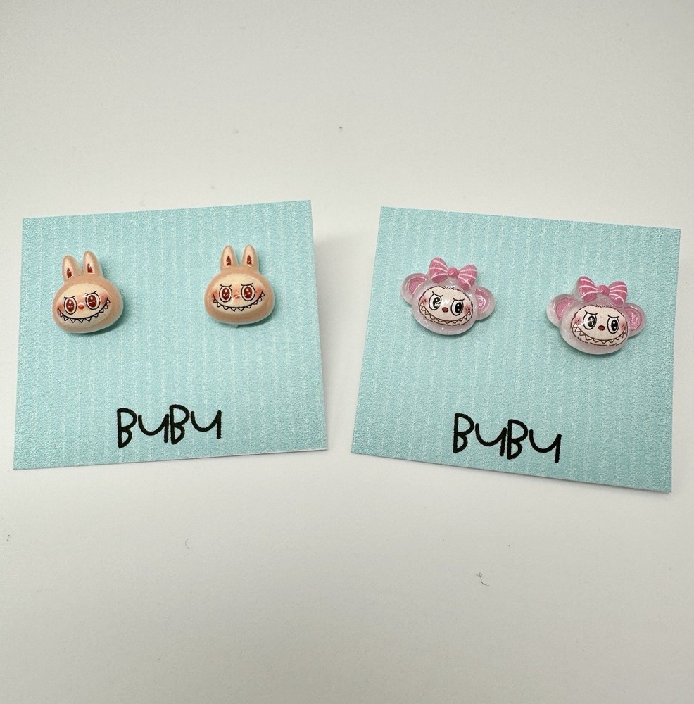 Handcrafted Kawaii Monster Earrings