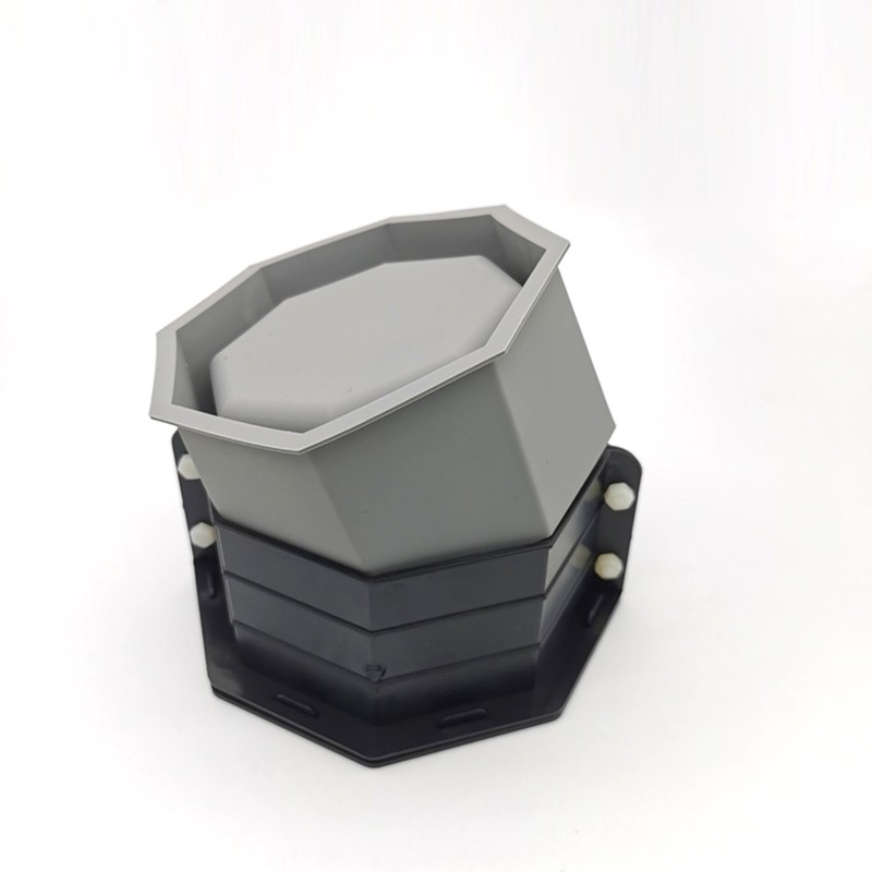 Octagonal Cement Flowerpot Casting Silicone Mould DIY Decorations Making