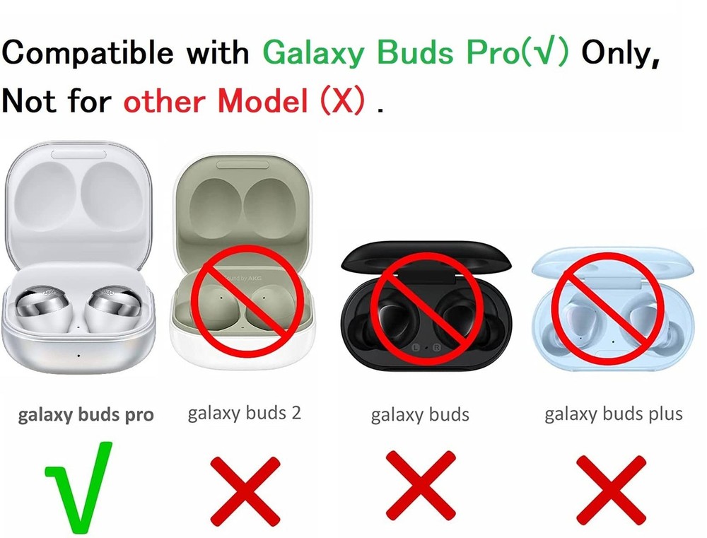 Silicone Ear Tips Replacement for Galaxy Buds Pro, JNSA Replacement Earbuds T...