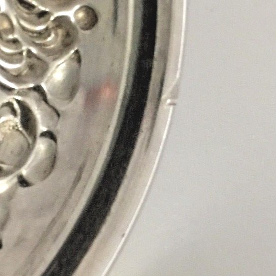 Fancy Sterling Desk Paper Hook/Holder