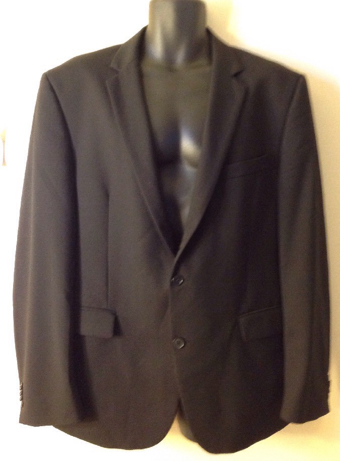 Kenneth Cole Men’s Black 44 Blazer