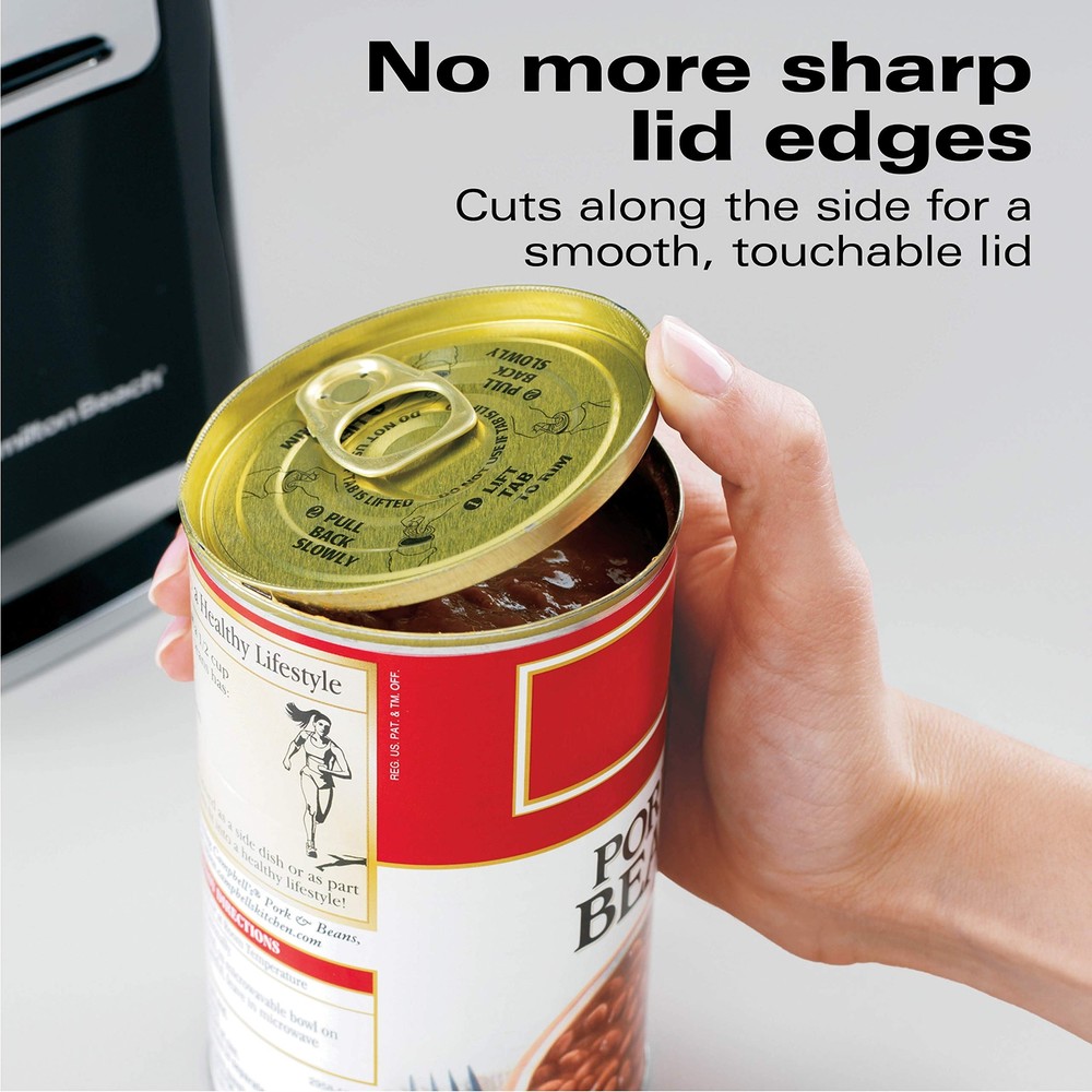 Hamilton Beach 76606ZA Smooth Touch Electric Automatic Can Opener with Easy