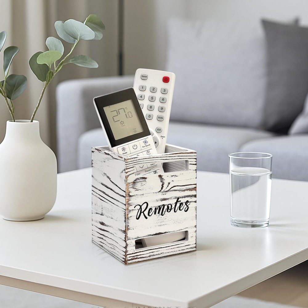 Small Remote Control Holder for Table Bedside Organizer Controller Holder Rem...