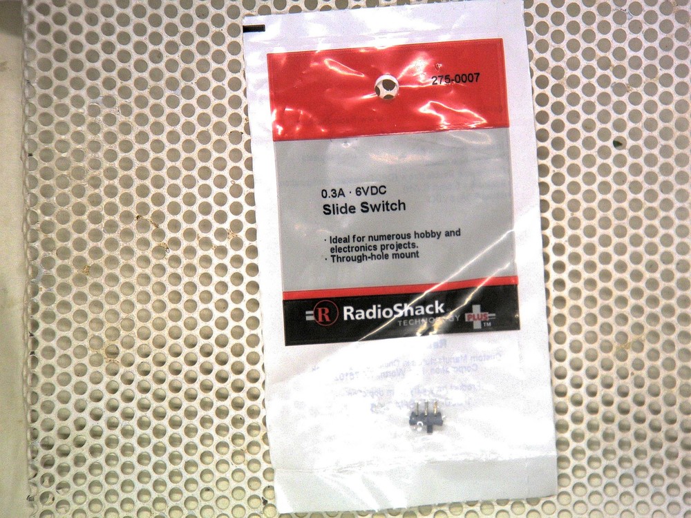 RadioShack DPDT 6VDC Slide Switch