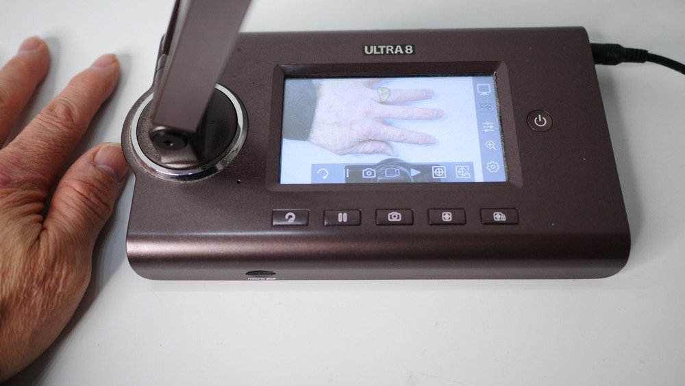 HoverCam Ultra 8 Document Camera Presenter 8MP, with usb cable and power supply