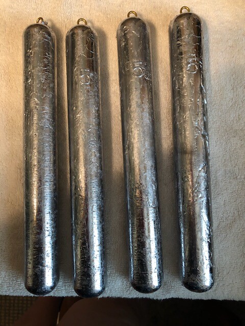 Deep Drop/Window Weights 4-5LB