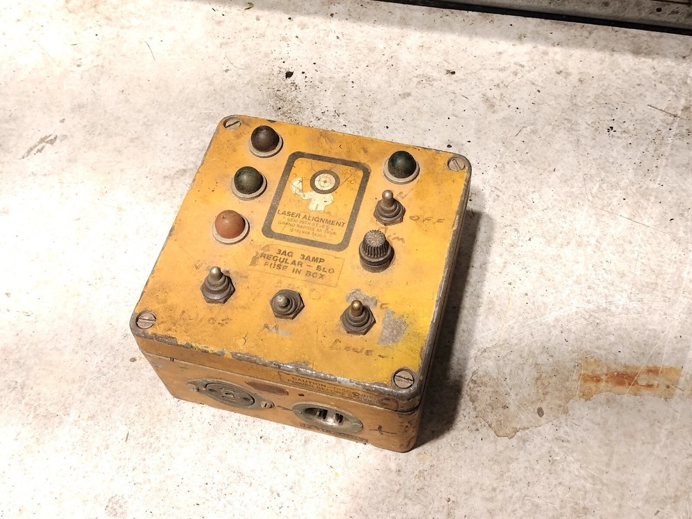 Laser Alignment Machine Control Box Controller Laser Backhoe Dozer