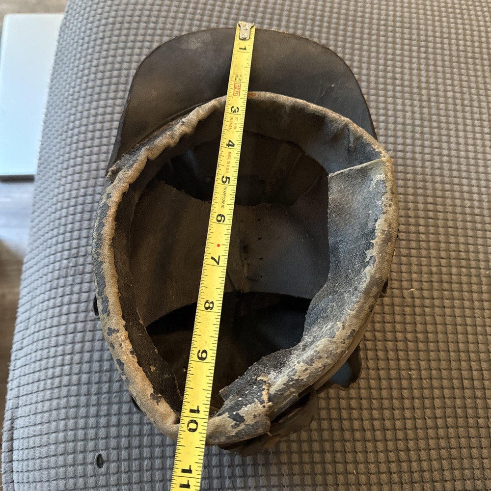 Antique Miner’s Helmet-Turtle Shell Style