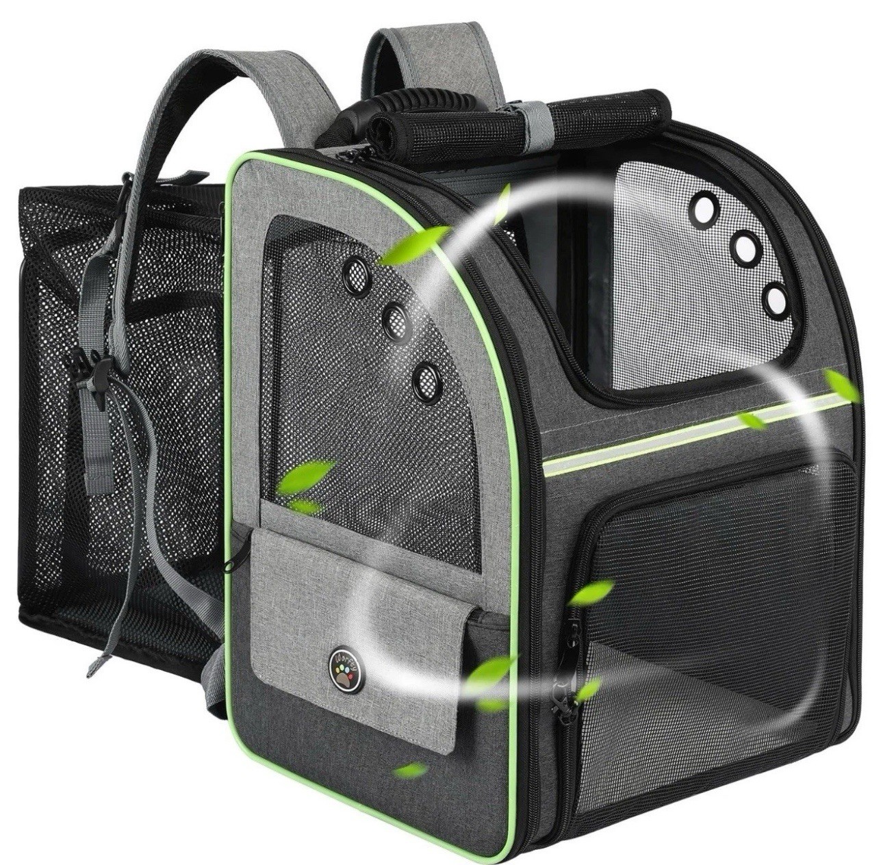 Cat Carrier Backpack, Large Cat Backpack Carrier Soft, Expandable Airline App...