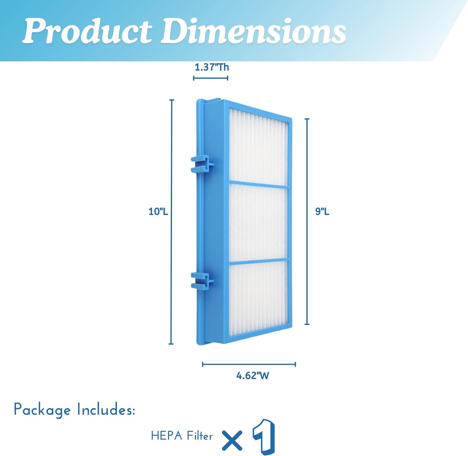 2 Pack HEPA Filters Carbon Booster Sheet HAPF30AT for Holmes AER1 Air Purifiers