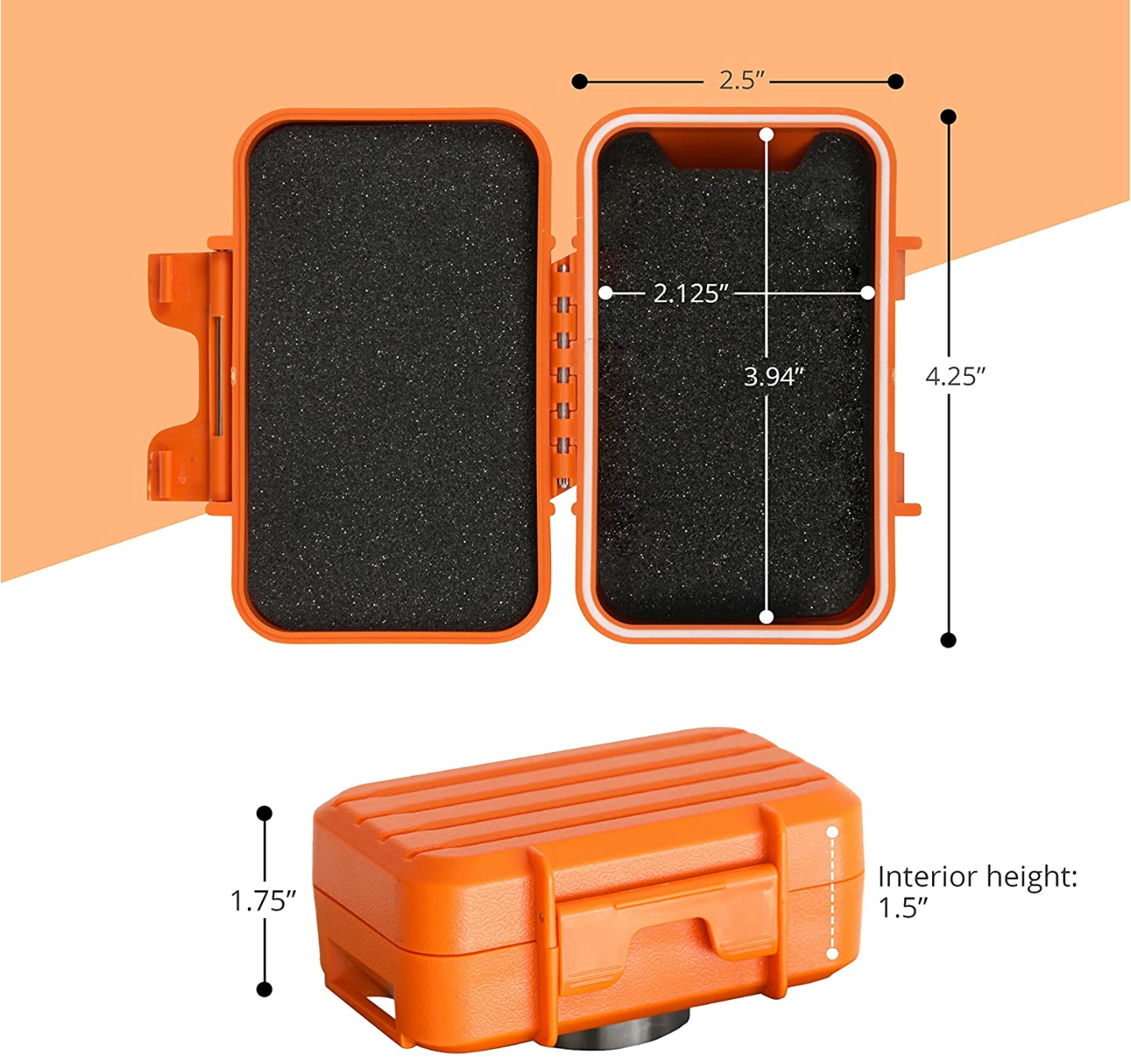 Magnetic Stash Box Waterproof Car Safe Secret Compartment Security Container