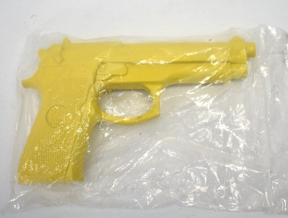 ProForce Rubber Gun Yellow Flexible Practice Self Defense 10oz Technique