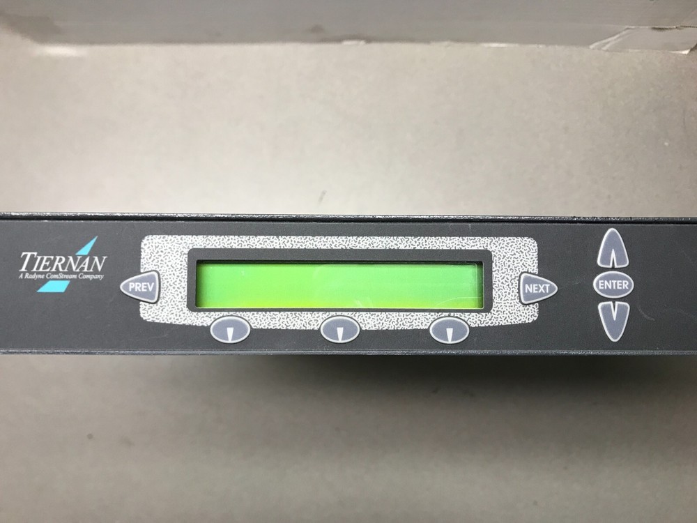 Tiernan TDR 60 IRD MPEG2-DVB receiver decoder TDR60