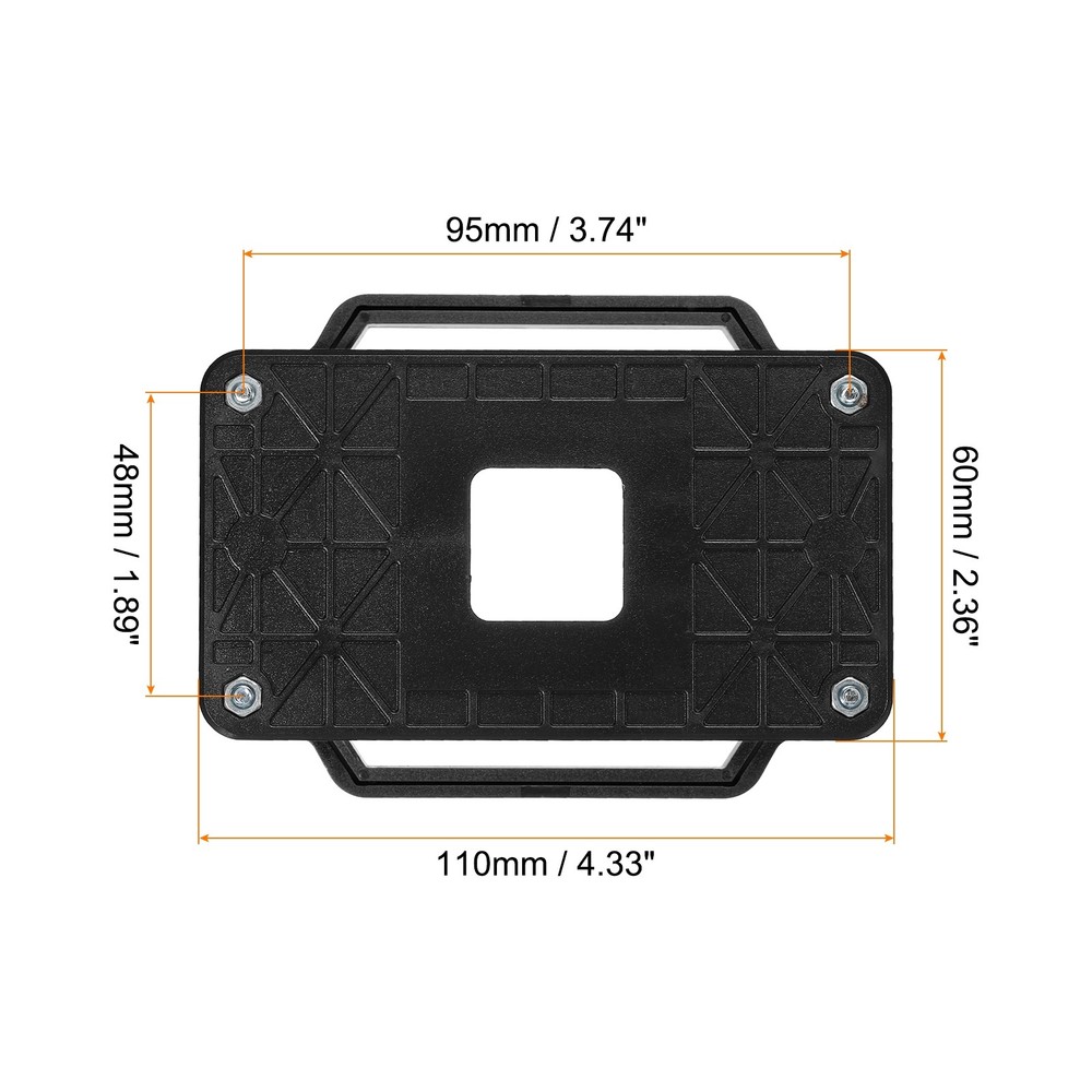 AM3 CPU Cooling Bracket Heatsink Bracket Cooling Mounting Sheet Plate 2Pcs