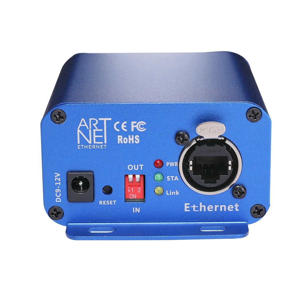 ArtNet To DMX Controller Bi-directional ArtNet DMX Ethernet Lighting Controller