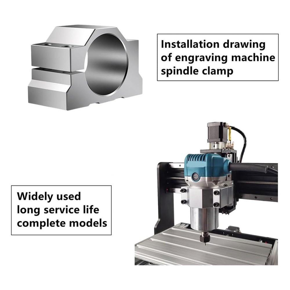 65mm CNC Spindle Motor Clamp Mounting Bracket,Spindle Motor Mount Support3882