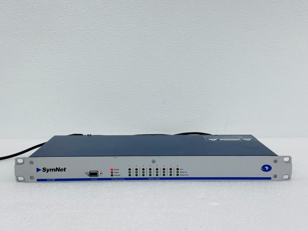 Symetrix SymNet 8X8 DSP Rack Mountable Audio Matrix Digital Signal Processor 🚚