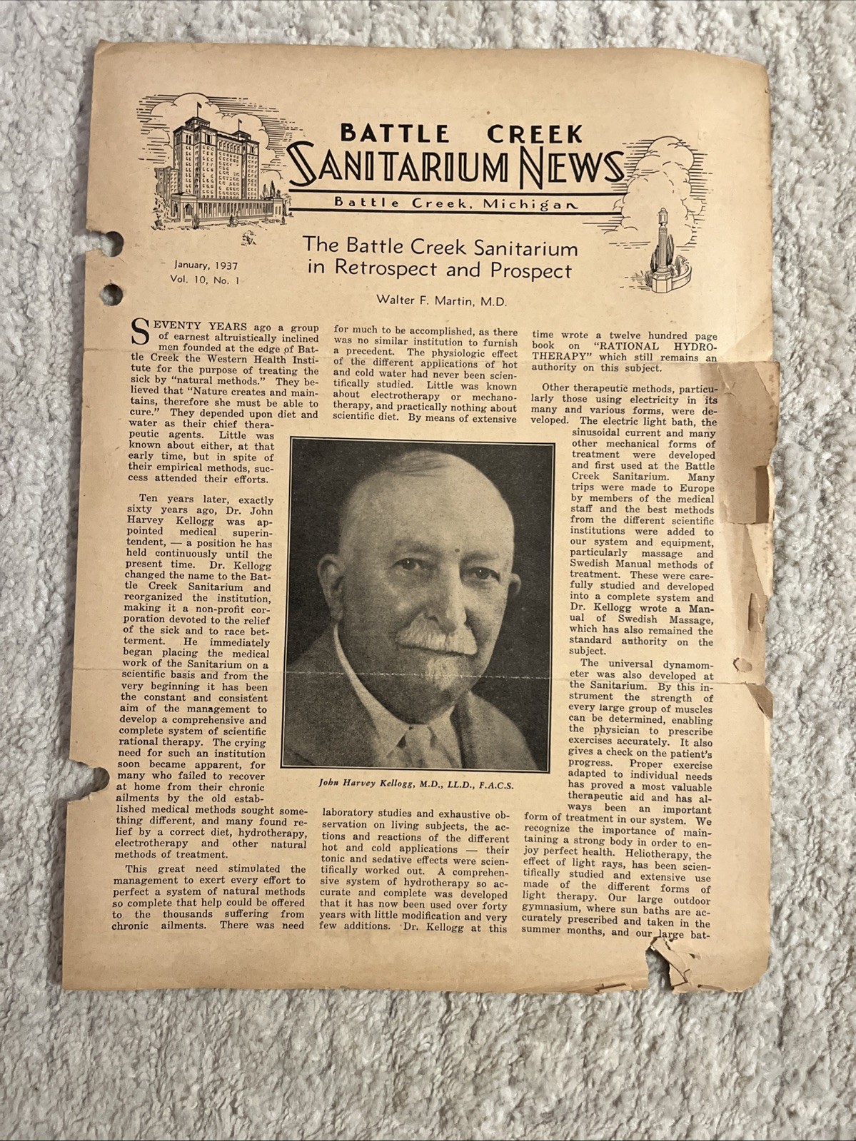 Battle Creek Sanitarium Newsletters