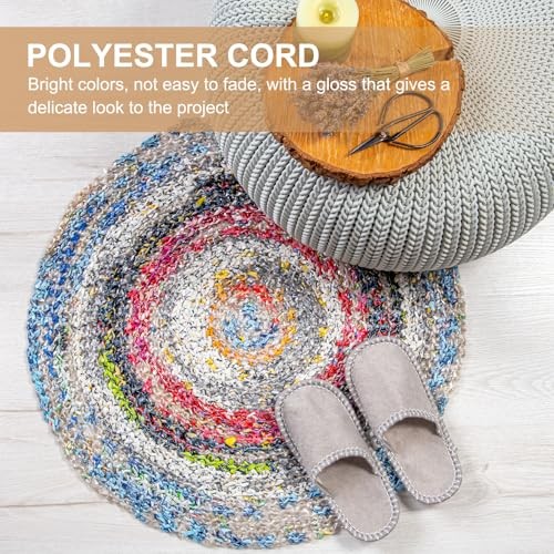 Polyester Macrame Cord, 3mm x 219 Yards Polypropylene Macrame Cords Braided