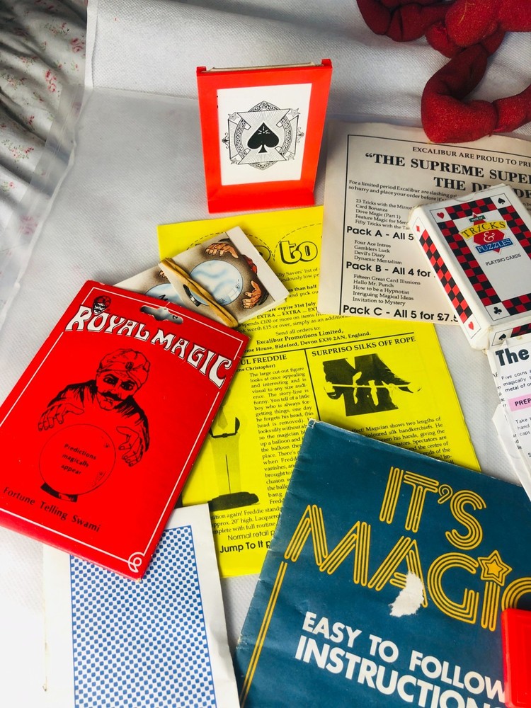 Magic Random Bundle Intestines Balls Cards Tricks Vintage ra