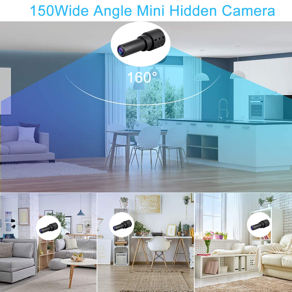 Mini WiFi Camera HD 1080P IP Motion Detection Camcorder Home Security Cam