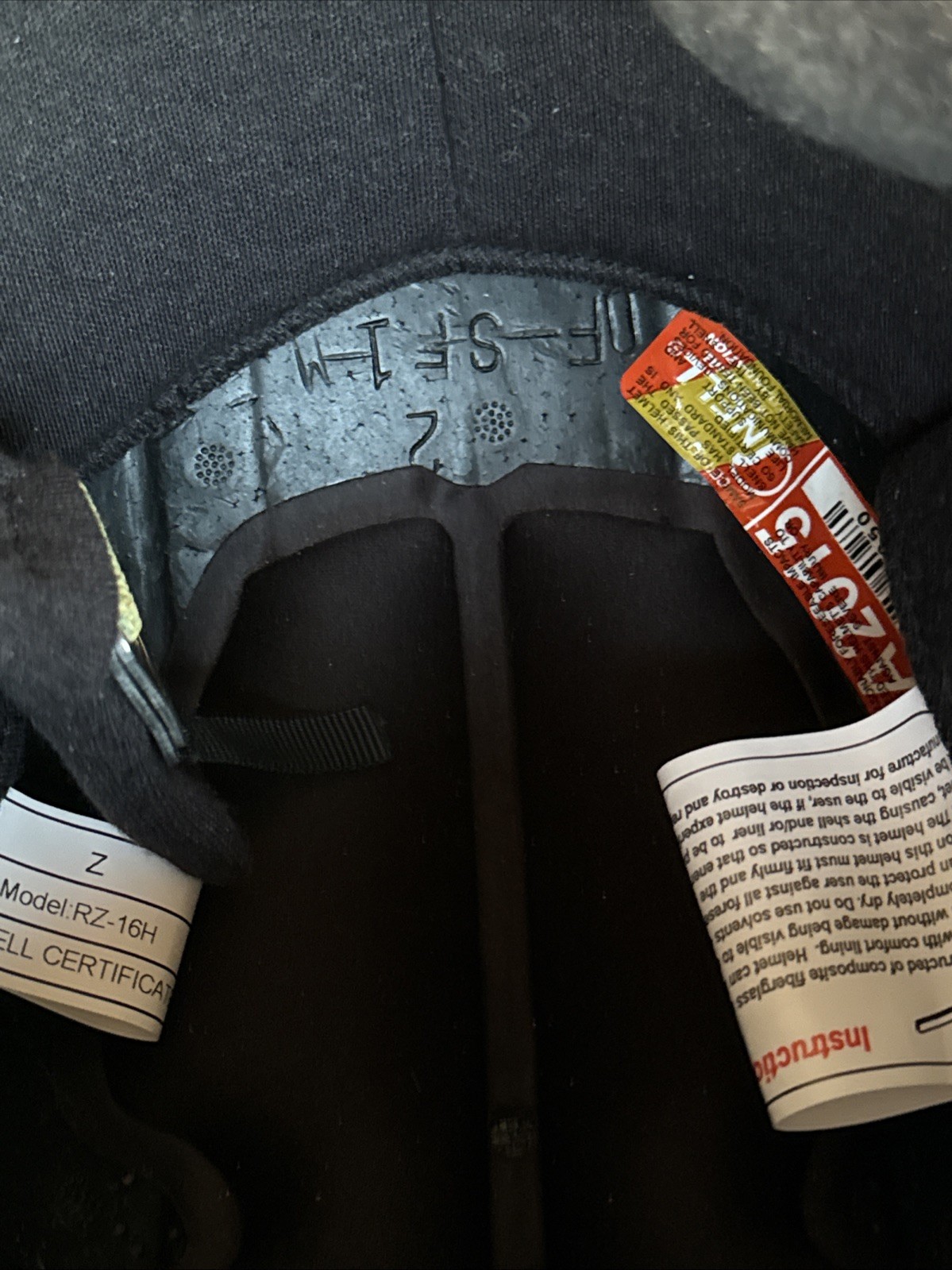 Zamp RZ-16H 3/4 Racing Helmet Snell SA2015 Medium, 58cm White Composite Like New