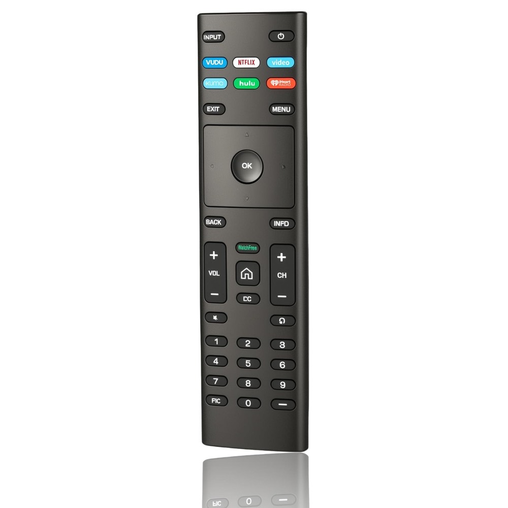 Luyeper Replacement for Vizio Smart TV Remote Control, XRT136 Black