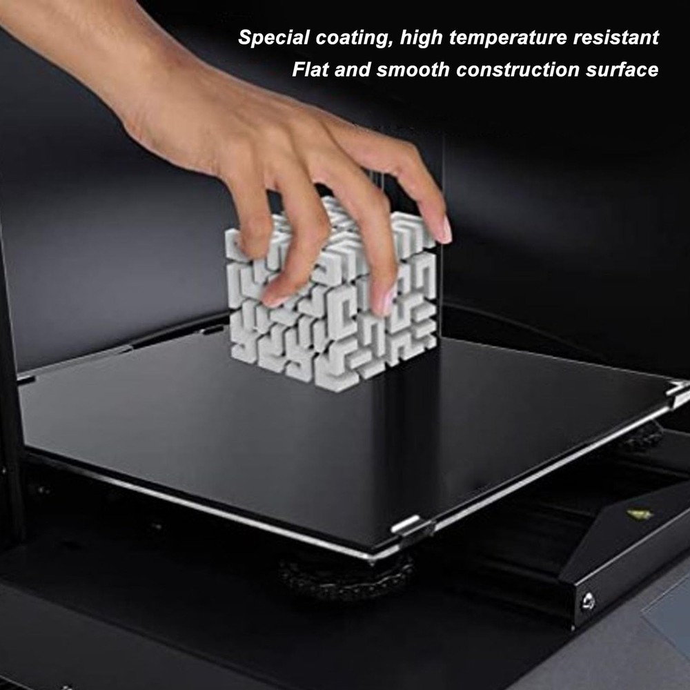 3D Printer Glass Bed 257x257mm Tempered Platform for Enhanced Build Surface