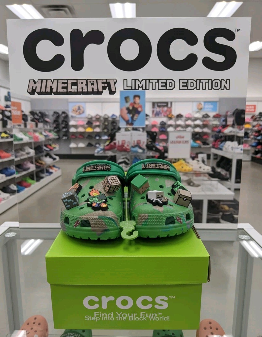 ✅Minecraft Kids' Crocs: Meets Adventure!- LIMITED EDITION