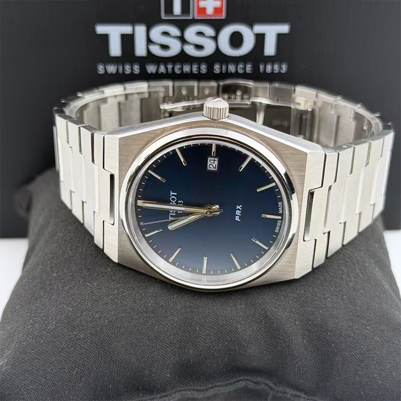Tissot PRX/316L T137.410.11.041.00 Blue Dial Men's Quartz Chronograph Watch 40MM