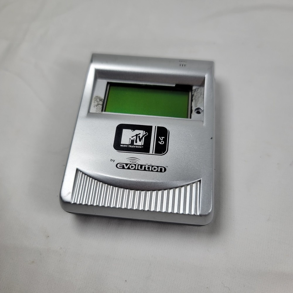 For Parts! MTV 64 Evolution Mp3 Player, Missing Battery Voer & Front Screen...