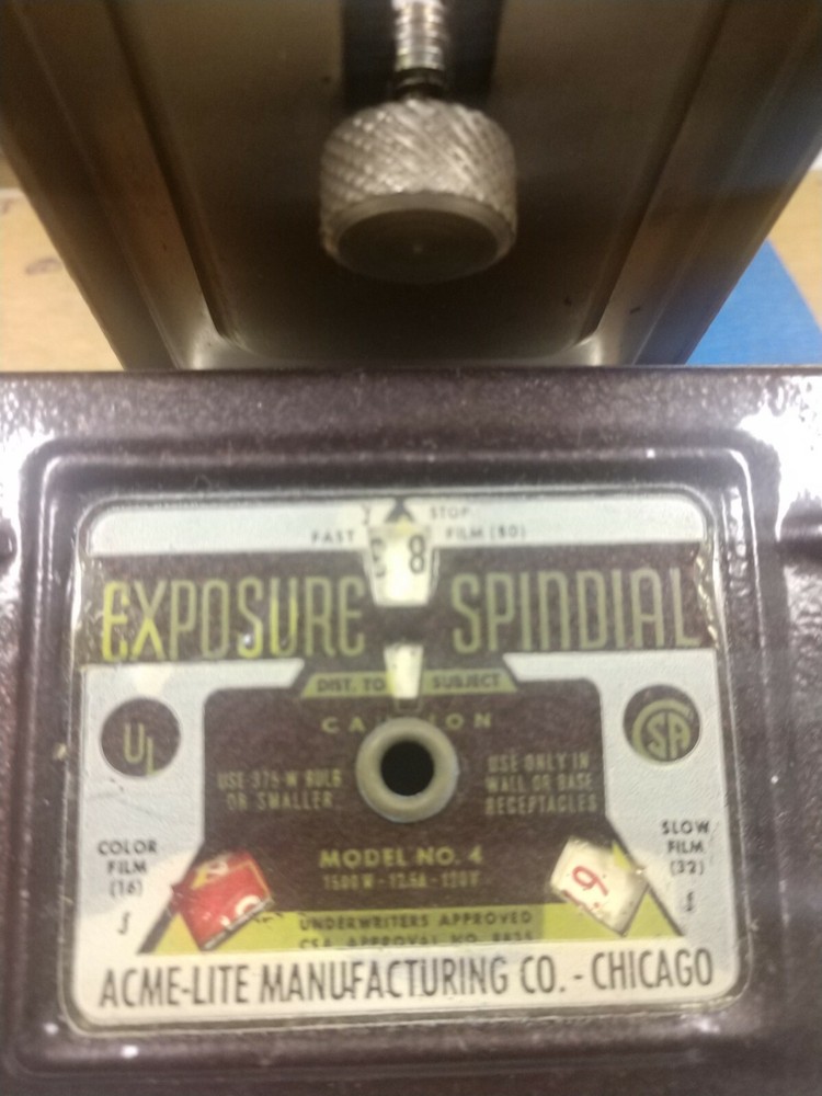 Vintage Acme Lite Mov-E-Lite Camera and Movie Light