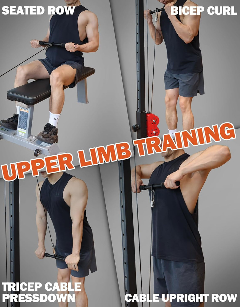 LAT Pulldown Attachments,Cable Machine Accessories for Home Gym, Durable and Rel