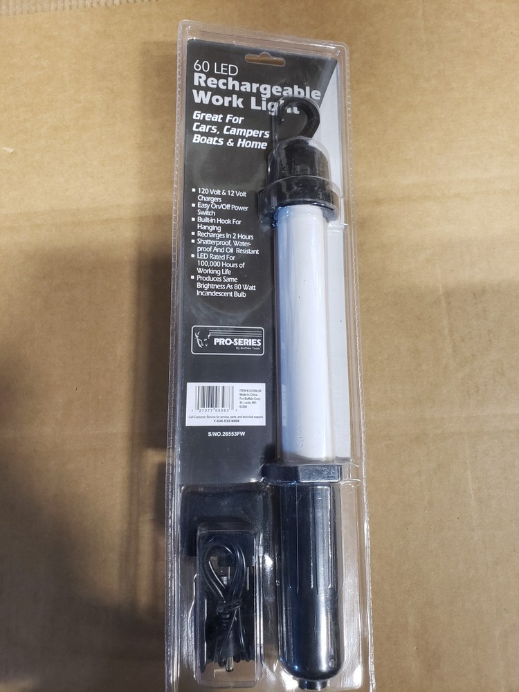 PRO SERIES LEDWL60 60 LED Rechargeable Work Light - NEW